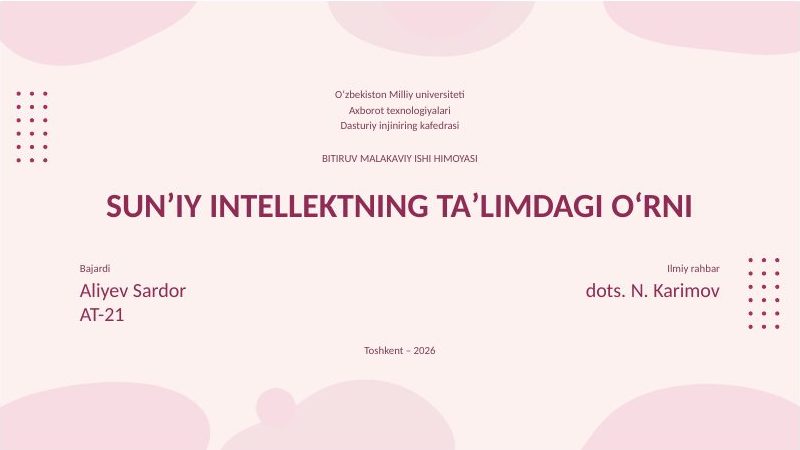 «Pufak» shabloni: titul varagʻi